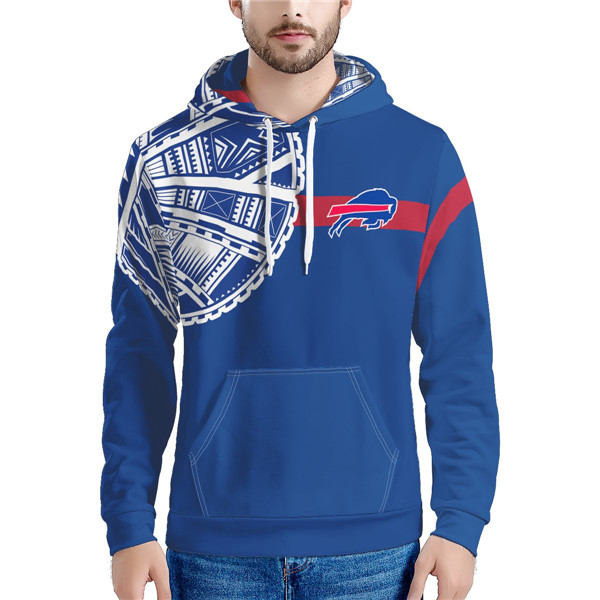 Men's Buffalo Bills Blue Hoodie